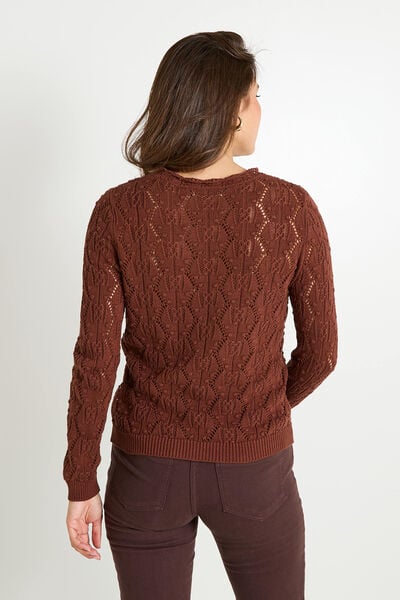 Pull col rond femme