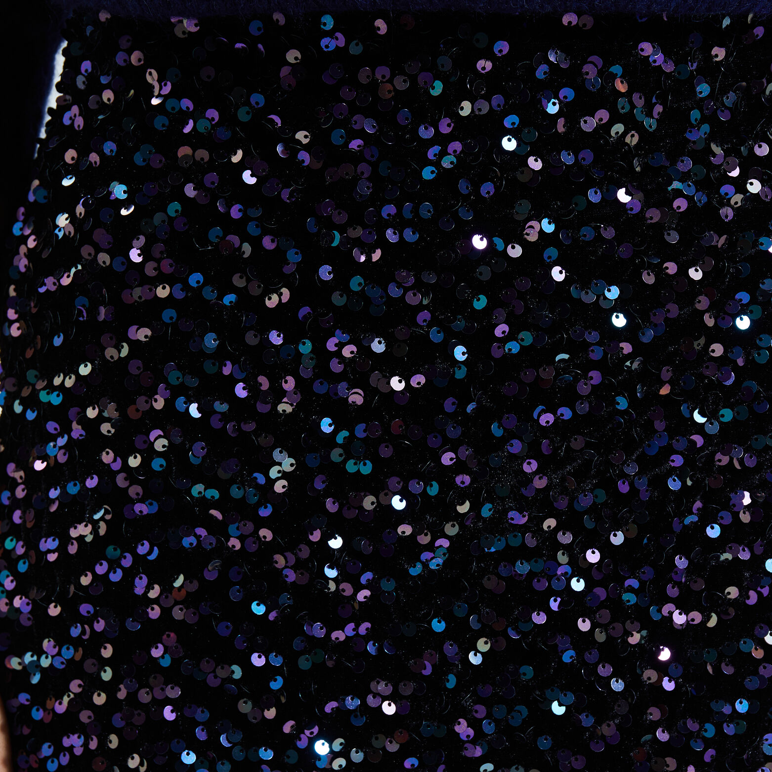 Jupe trapèze sequins femme