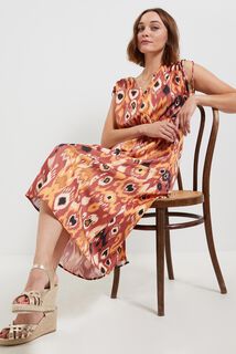 robe longue imprimée femme