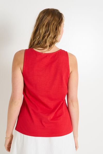 Débardeur col V femme