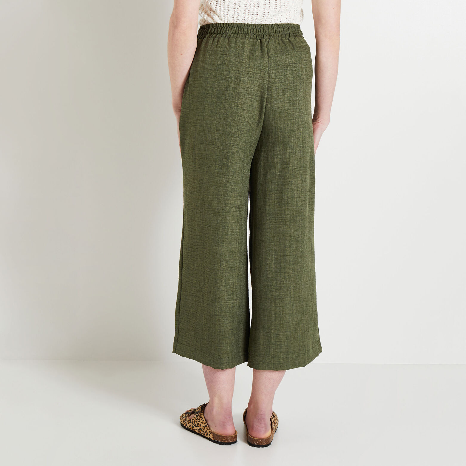 Pantalon large fluide femme