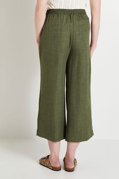 Pantalon large fluide femme