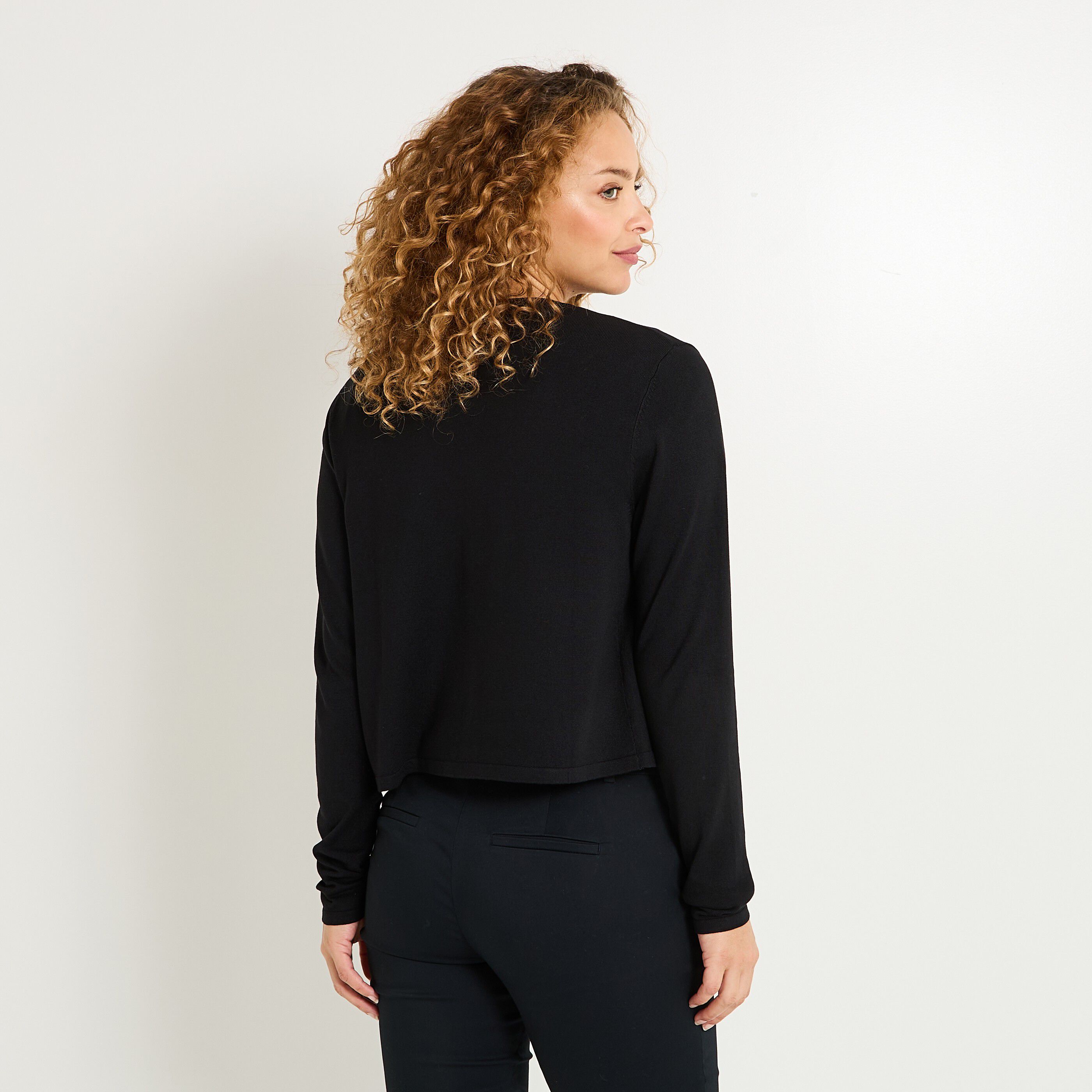 Gilet manches longues femme