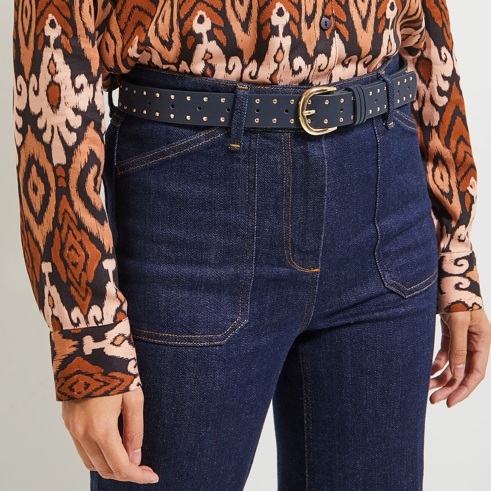 Ceinture cloutée femme