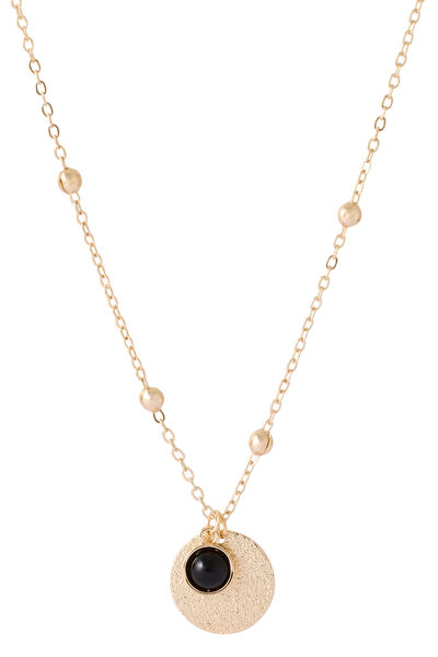 Collier pendentif rond 