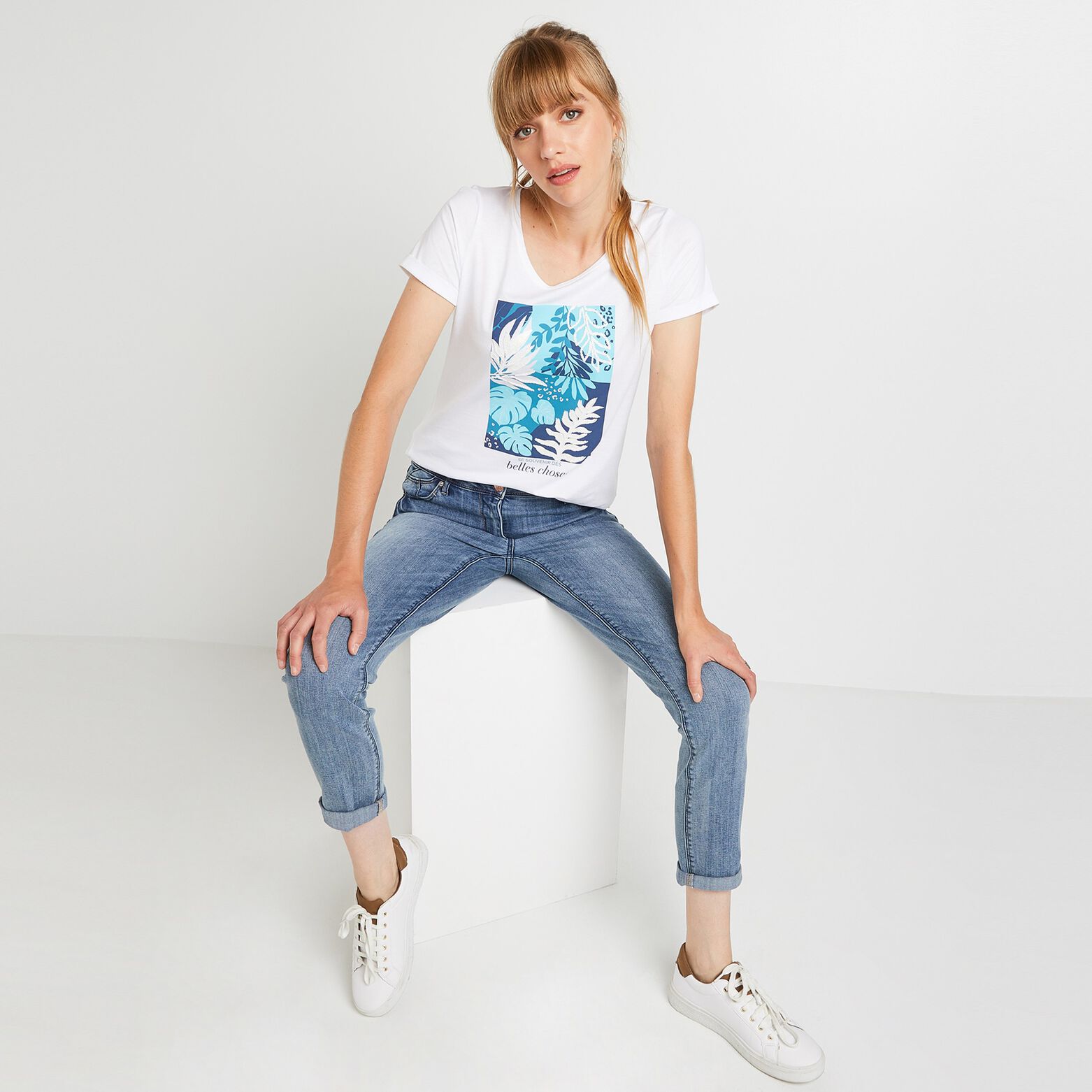 T-shirt manches courtes femme