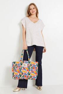 Pull loose sans manches femme