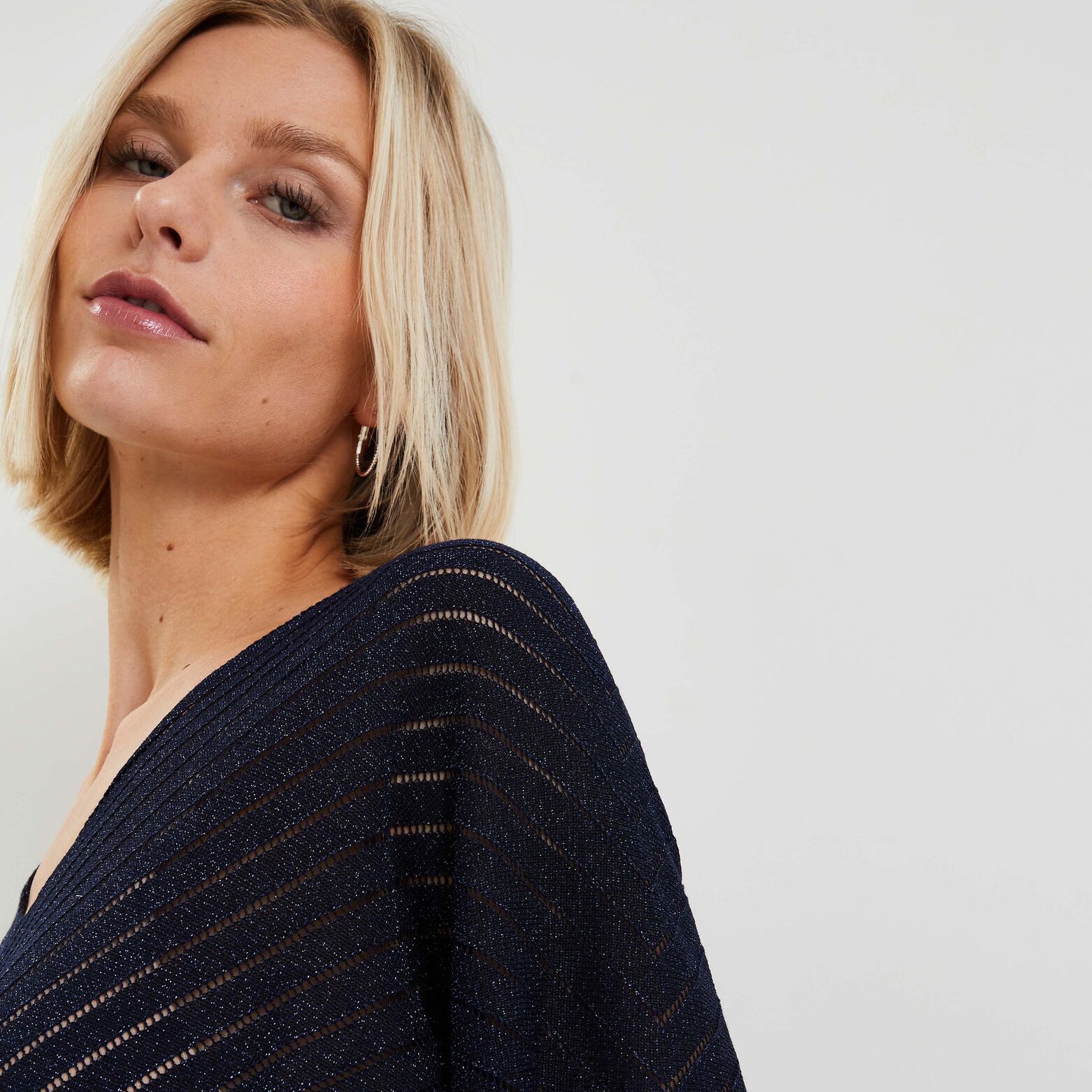 Pull manches courtes femme