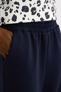 Pantalon en maille large femme