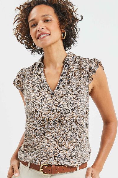 Blouse imprimée femme