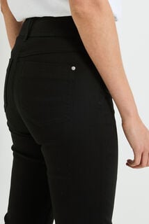 Jean raccourci taille haute HANOI femme