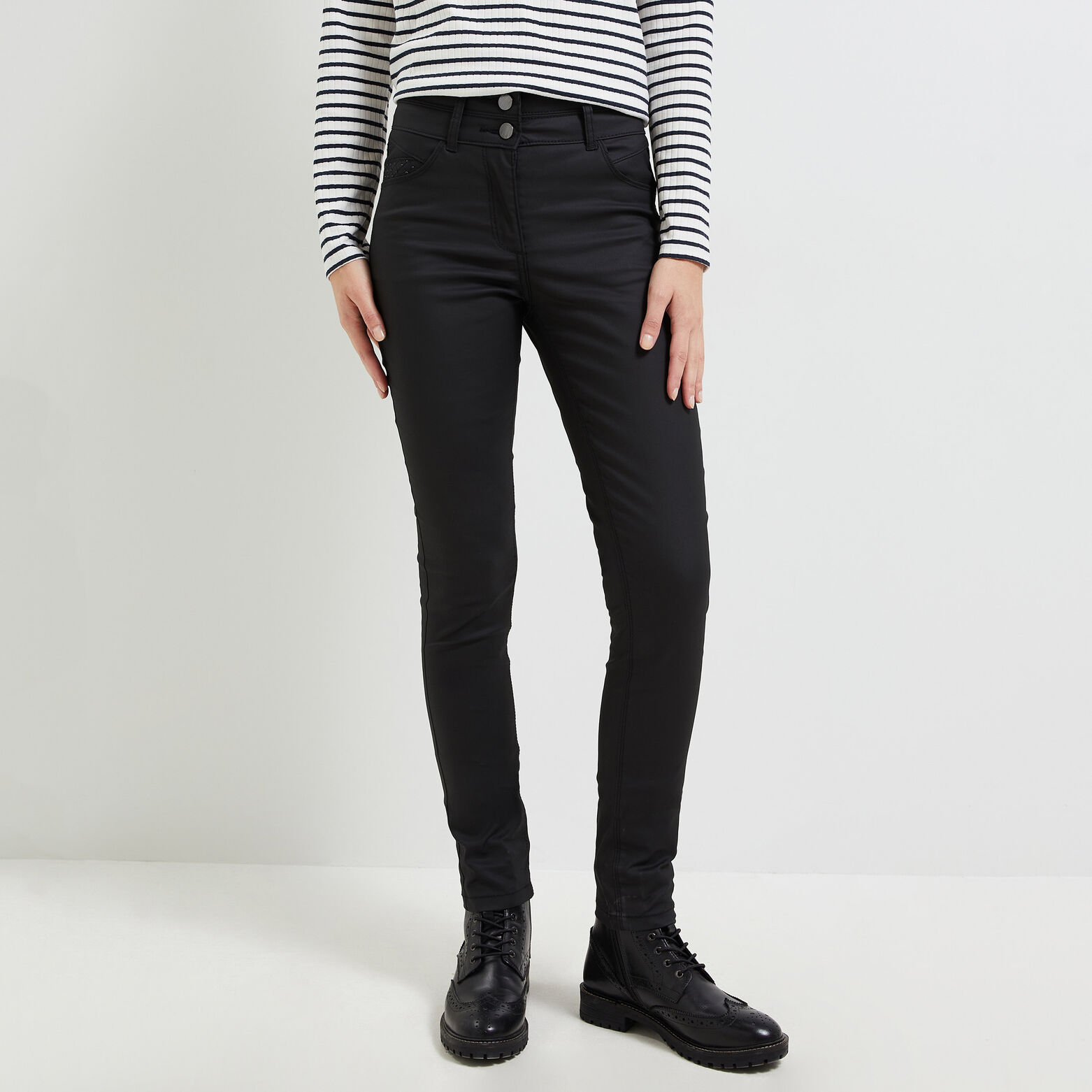 Jean slim taille haute MEMPHIS femme