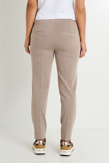 Pantalon cigarette en maille femme