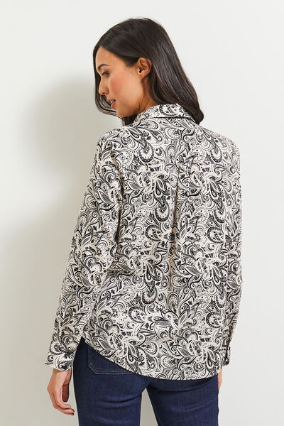 Chemise imprimée femme