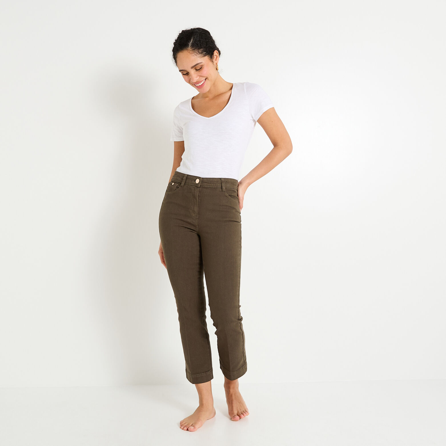 Jean bootcut raccourci TROPEZ RB02 femme
