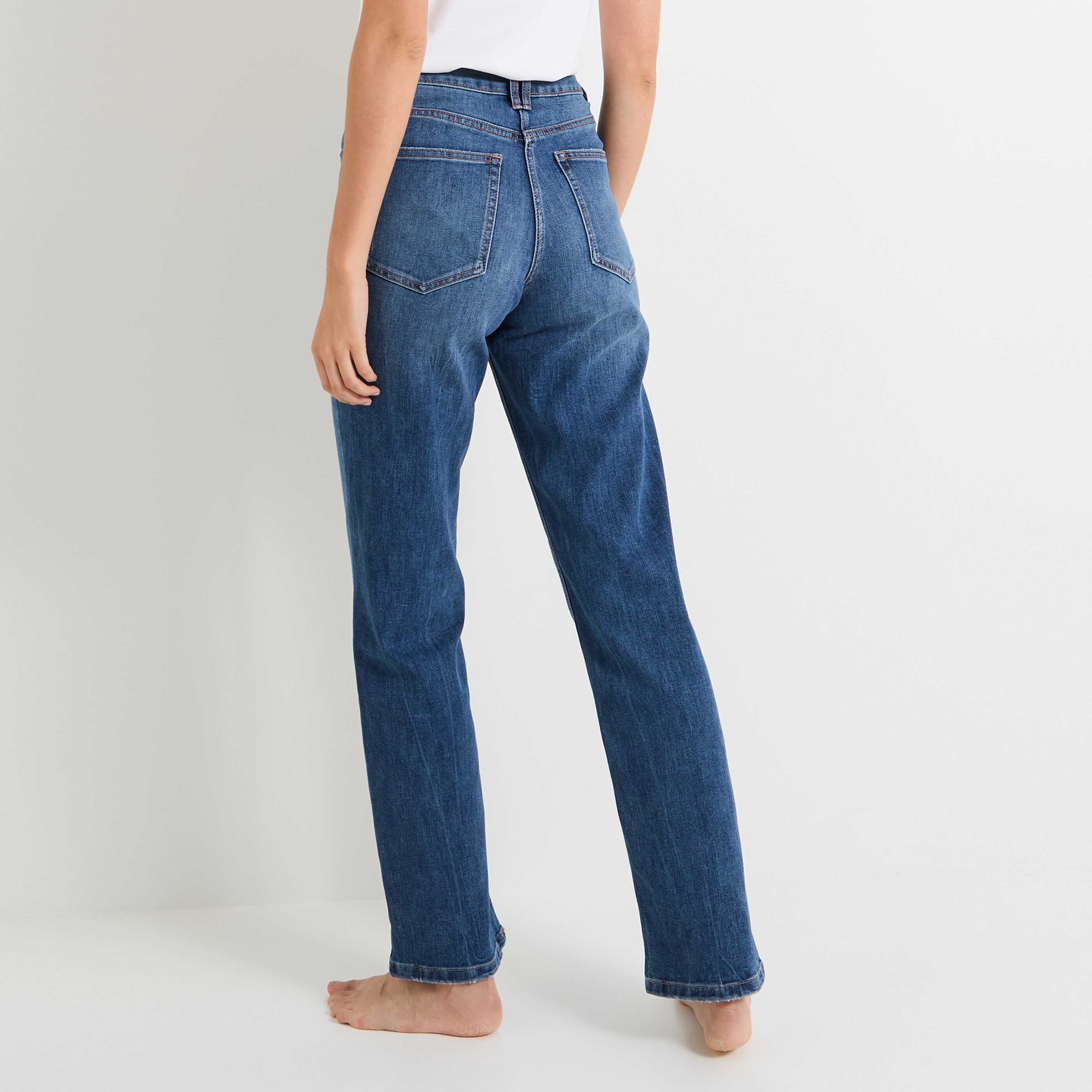 Jean droit LIMA raccourci femme