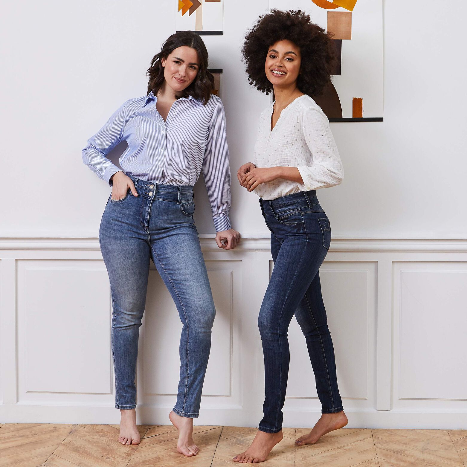 Jean slim taille haute MILAN femme