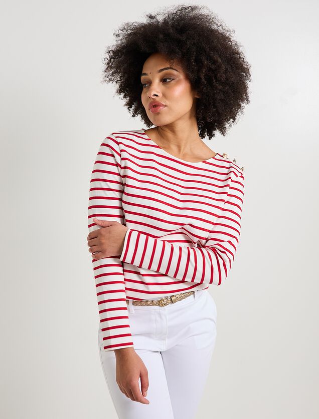 T-shirt marinière femme