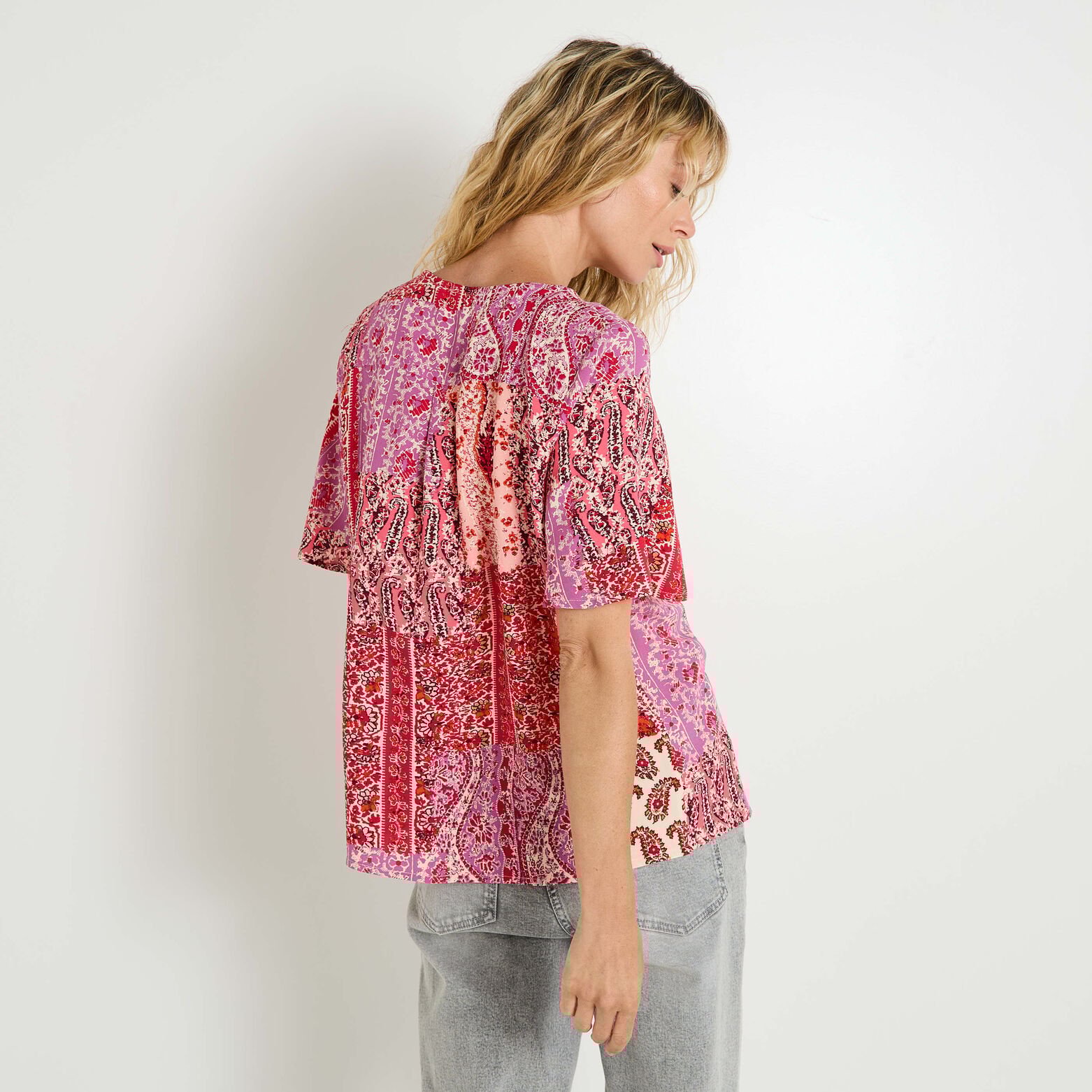 Blouse imprimée femme