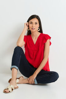 Blouse broderie femme