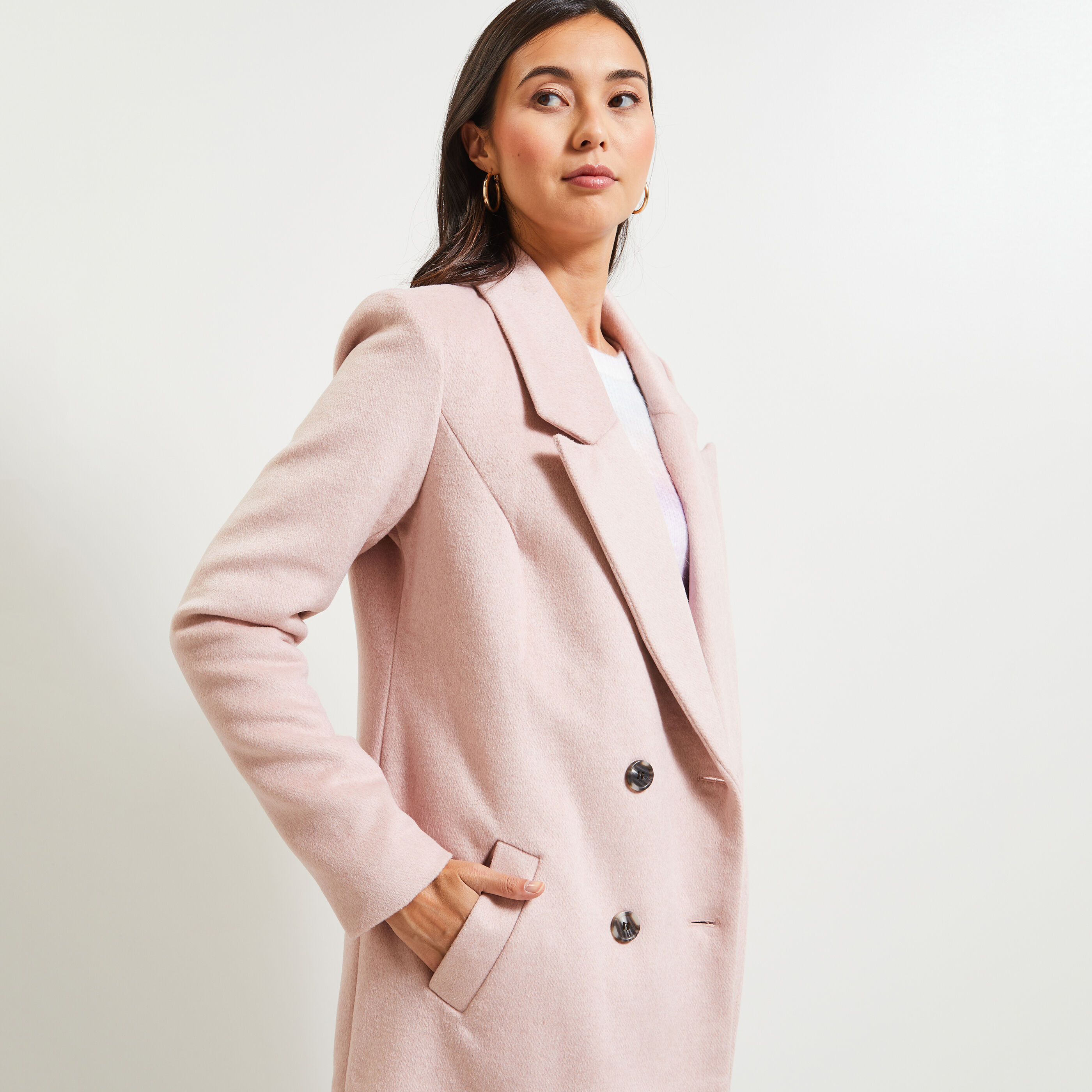 Long pardessus femme discount