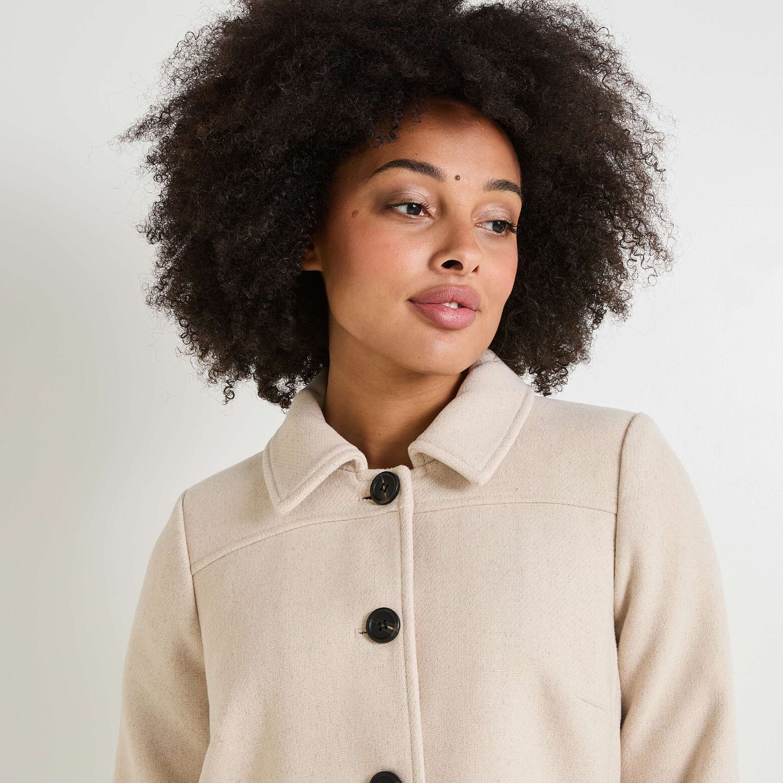 Manteau mi-long femme