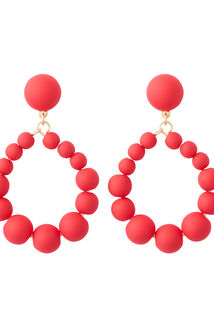 Boucles d'oreilles gouttes perlées 