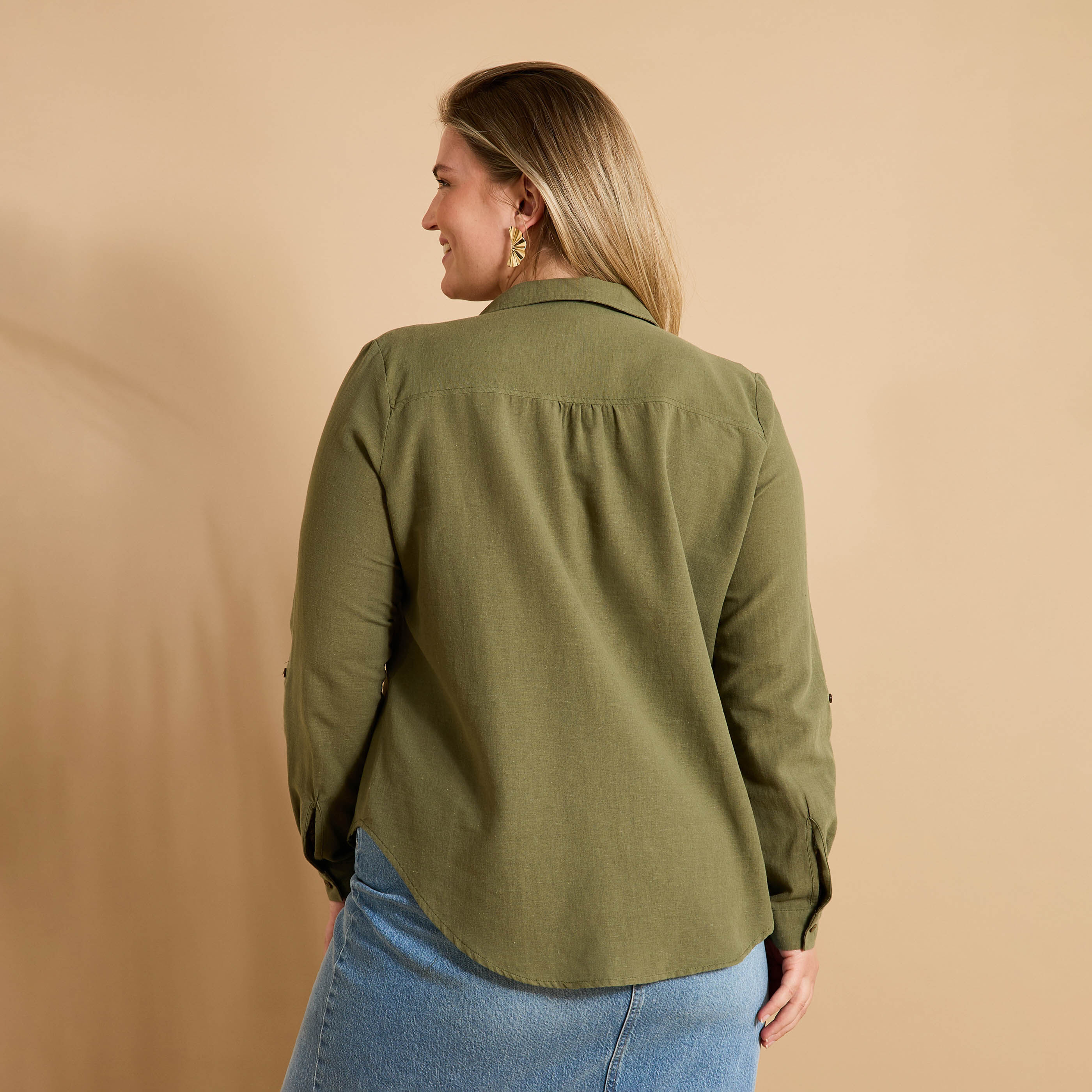 Blouse col chemise femme