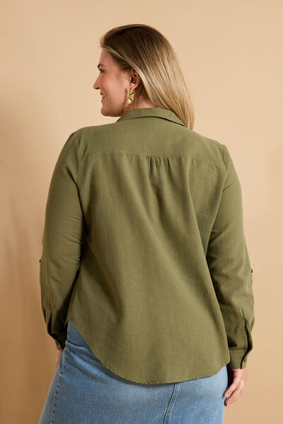 Blouse col chemise femme