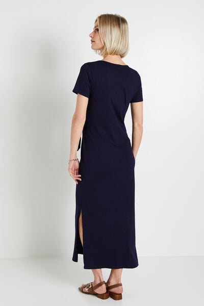 Robe longue maille femme