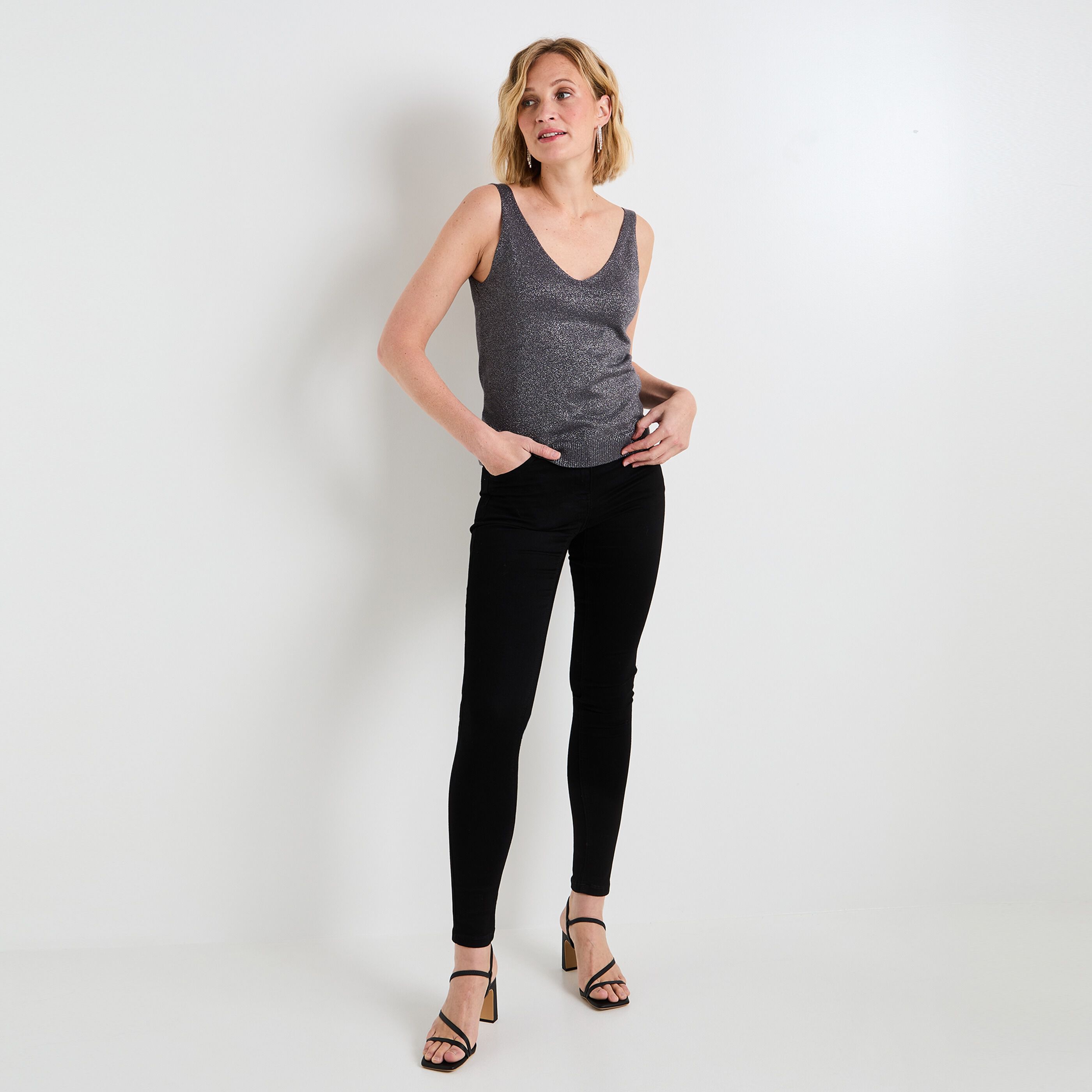 D&eacute;bardeur &agrave; paillettes femme