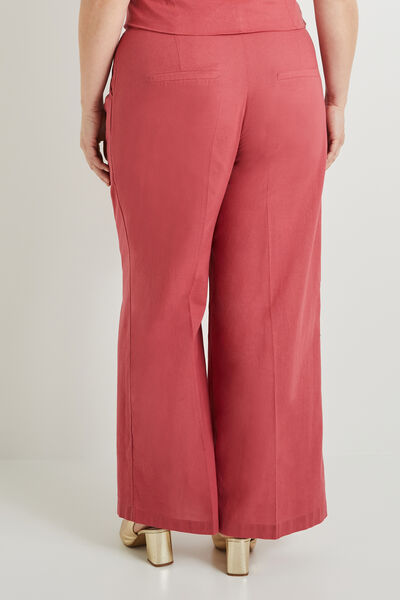Pantalon large à pinces femme