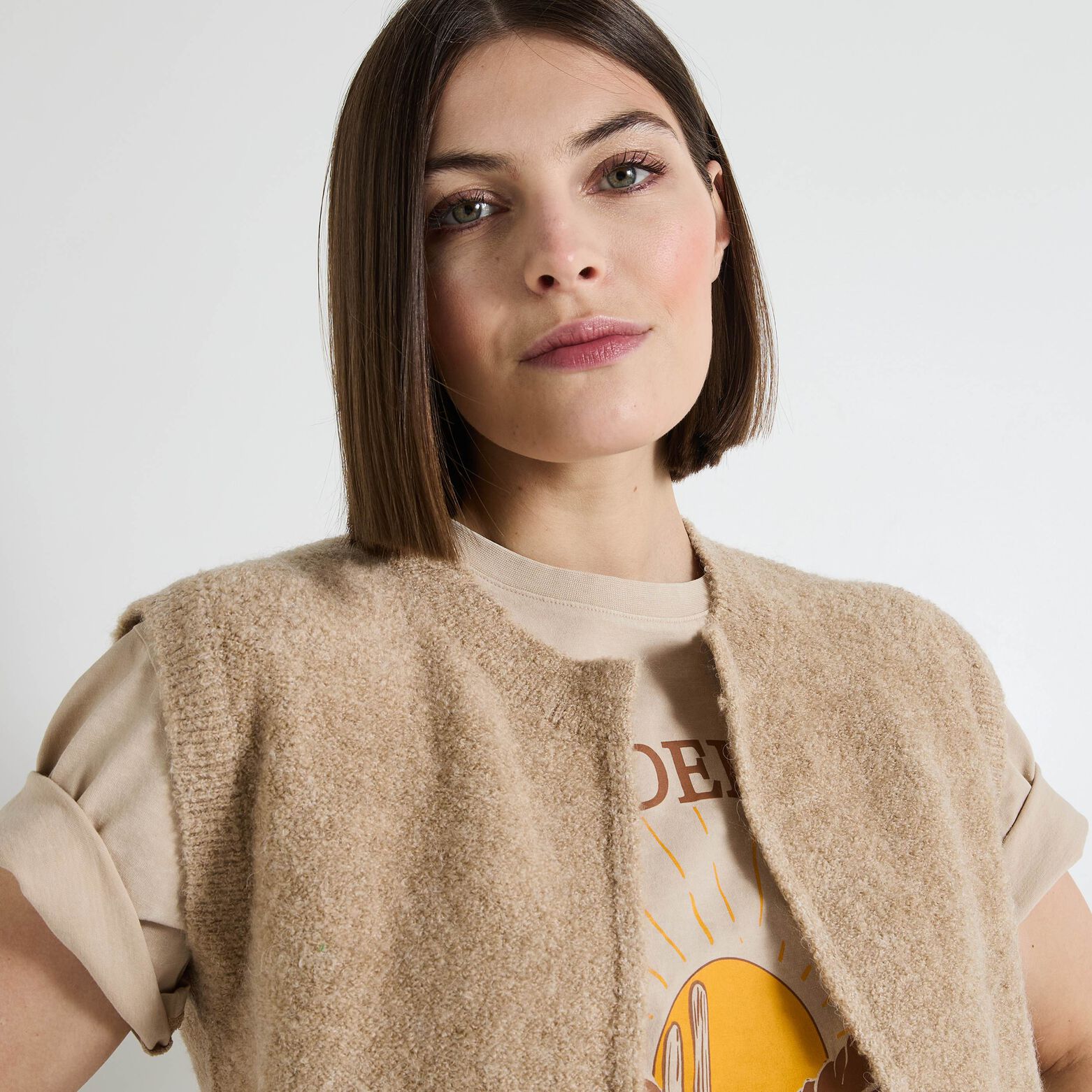 Gilet sans manches femme