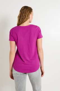 T-shirt col V femme