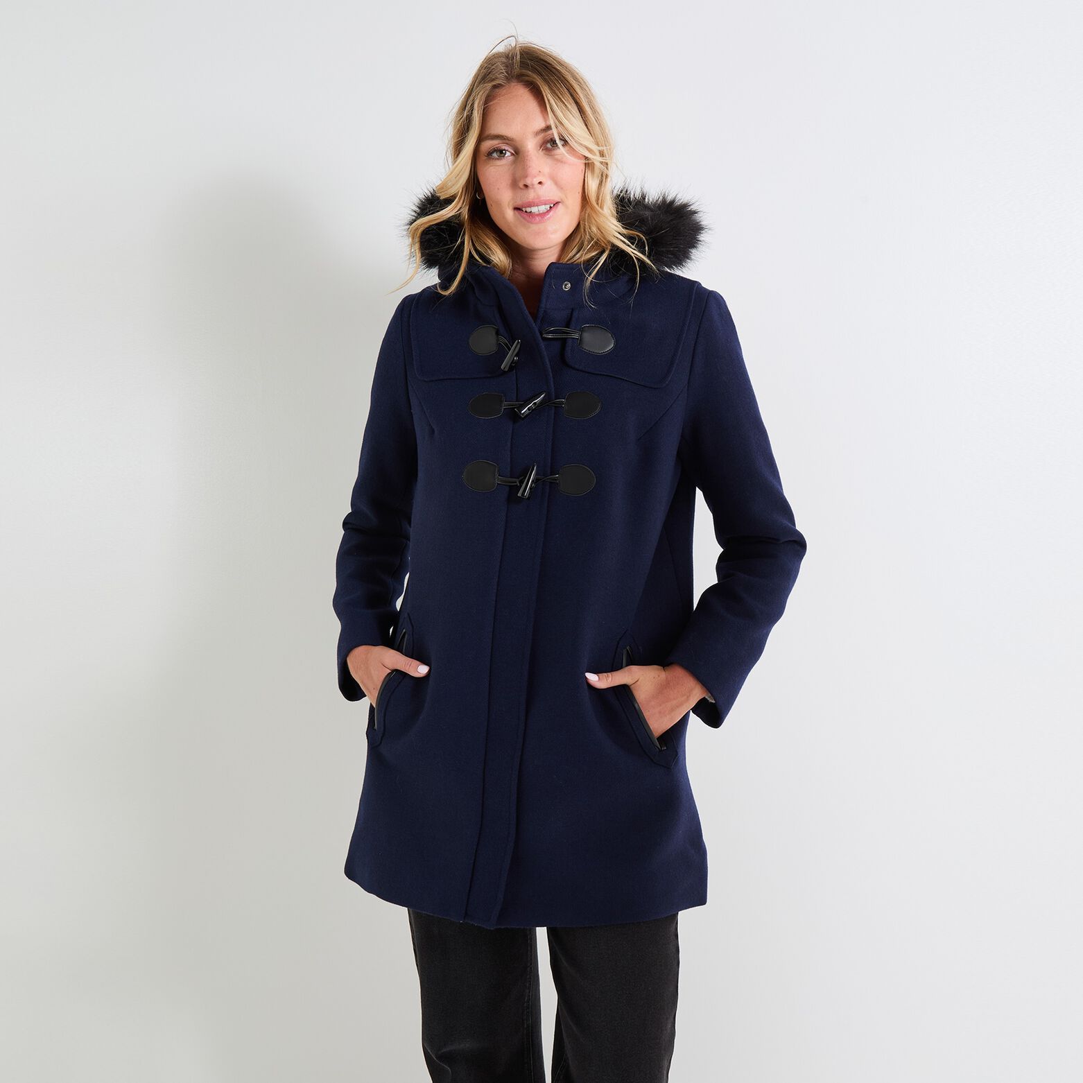 Manteau mi-long femme