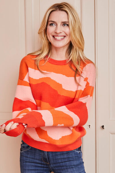 Pull multicolore femme