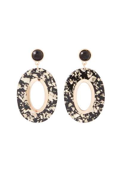 Boucles d'oreilles ovales