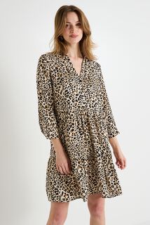 Robe imprimé animalier femme