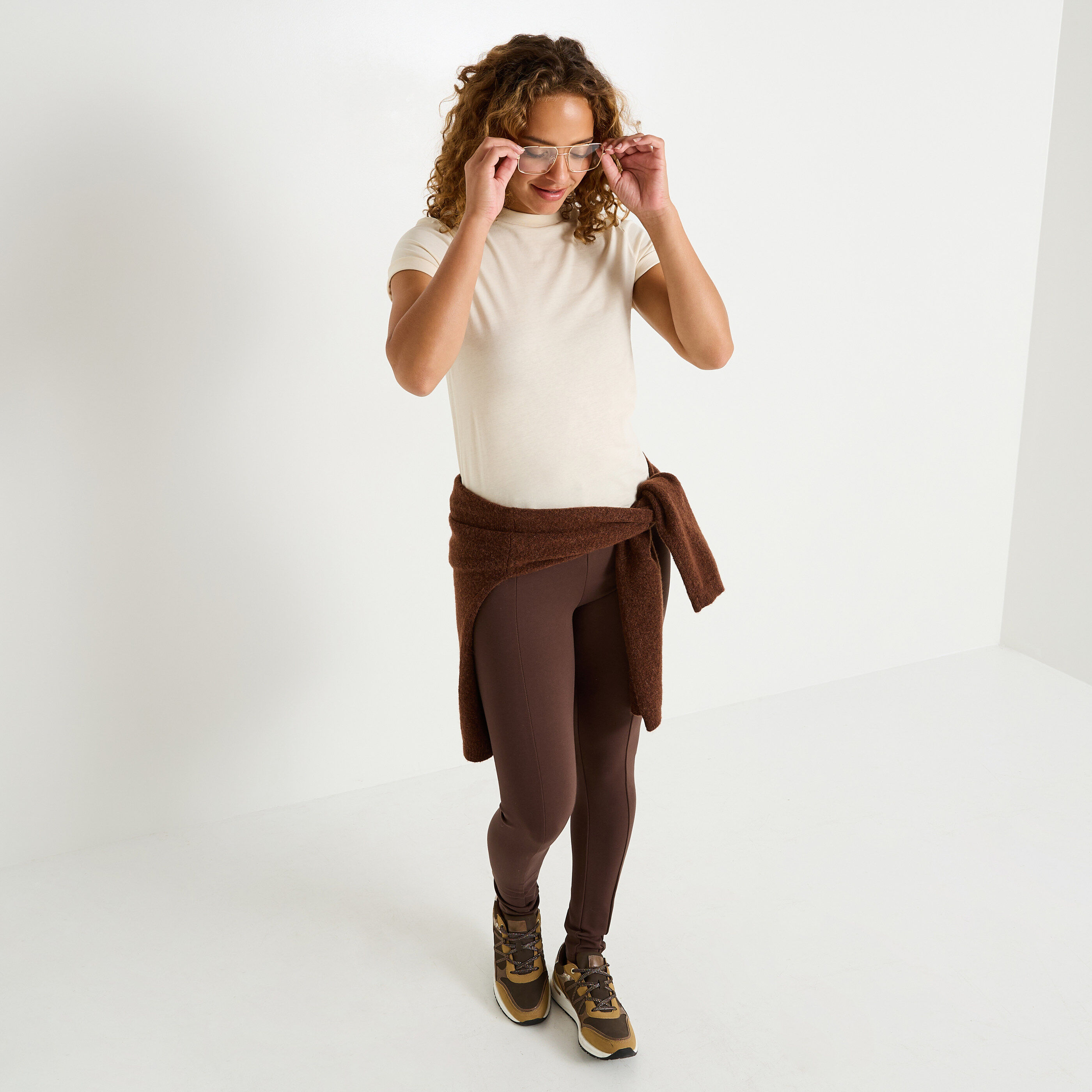 Legging milano taille &eacute;lastiqu&eacute;e femme