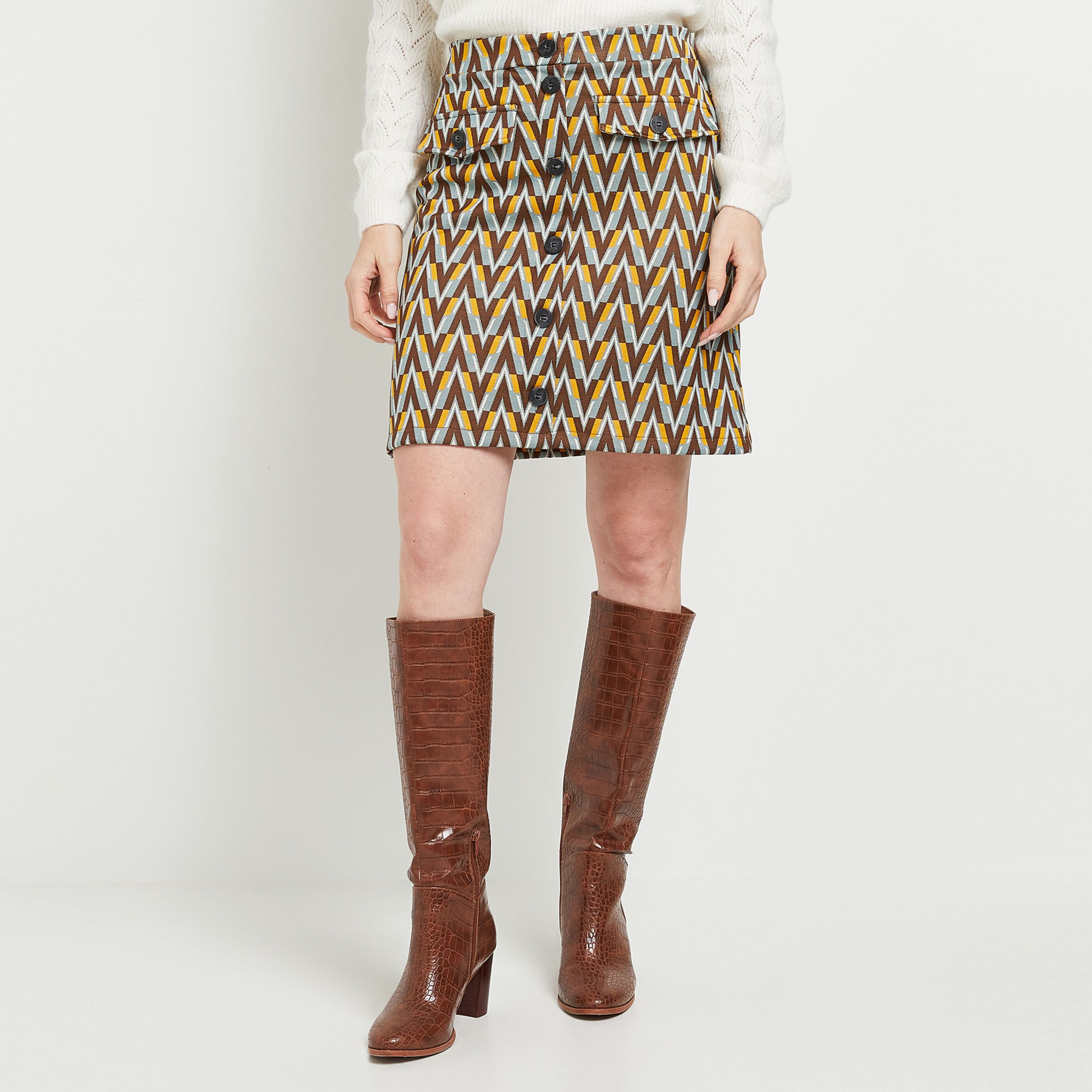 Jupe online jacquard femme