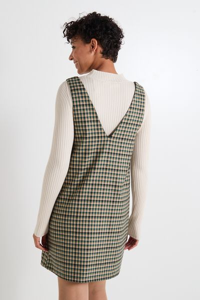 Robe à carreaux femme