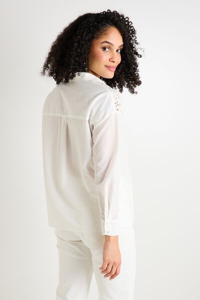 Chemise ajourée femme