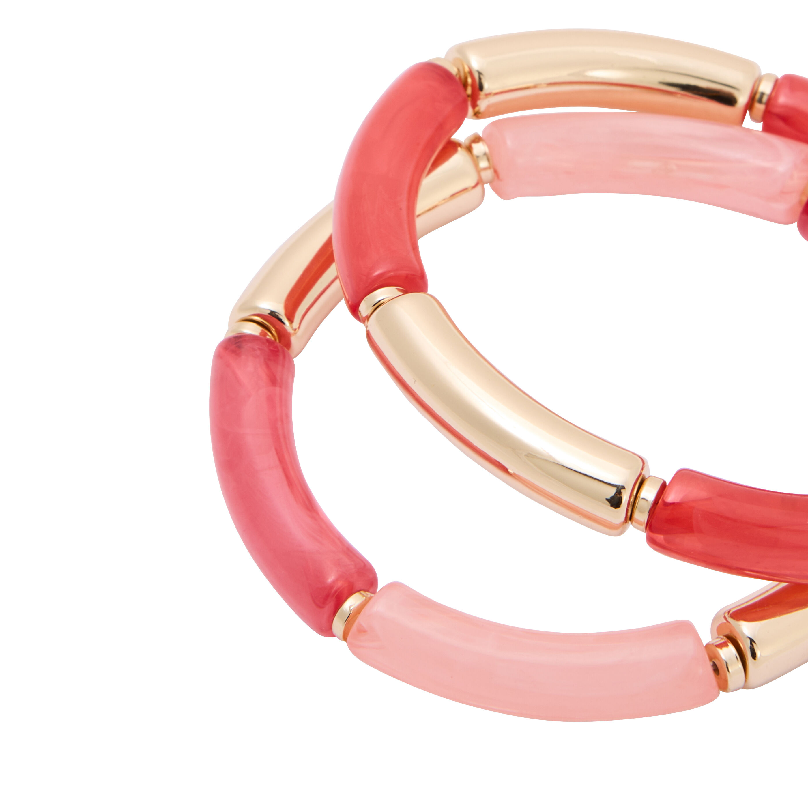 Set de 2 bracelets &eacute;lastiques femme