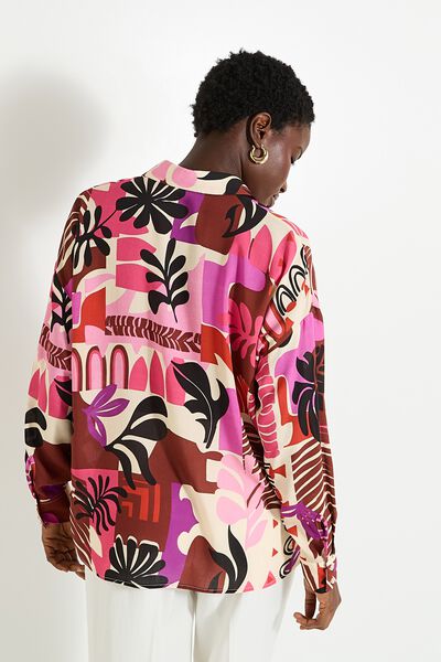 Chemisier imprimé floral femme