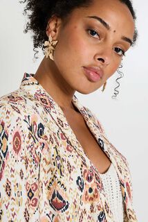 Veste fluide imprimée femme