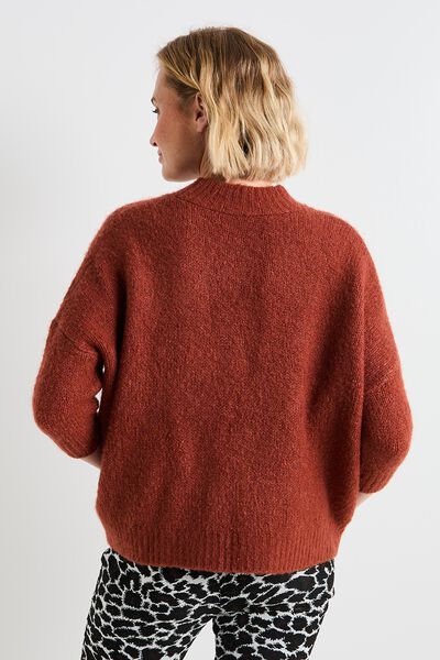 Pull col rond femme