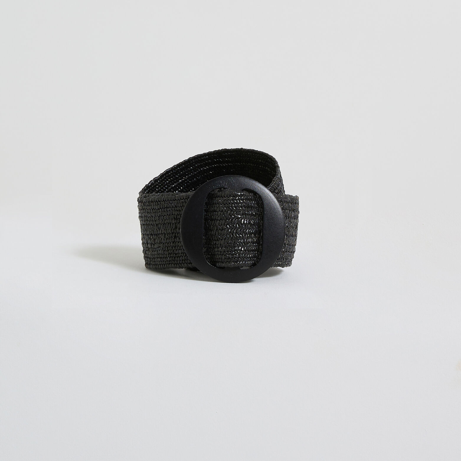 Ceinture large tressée femme