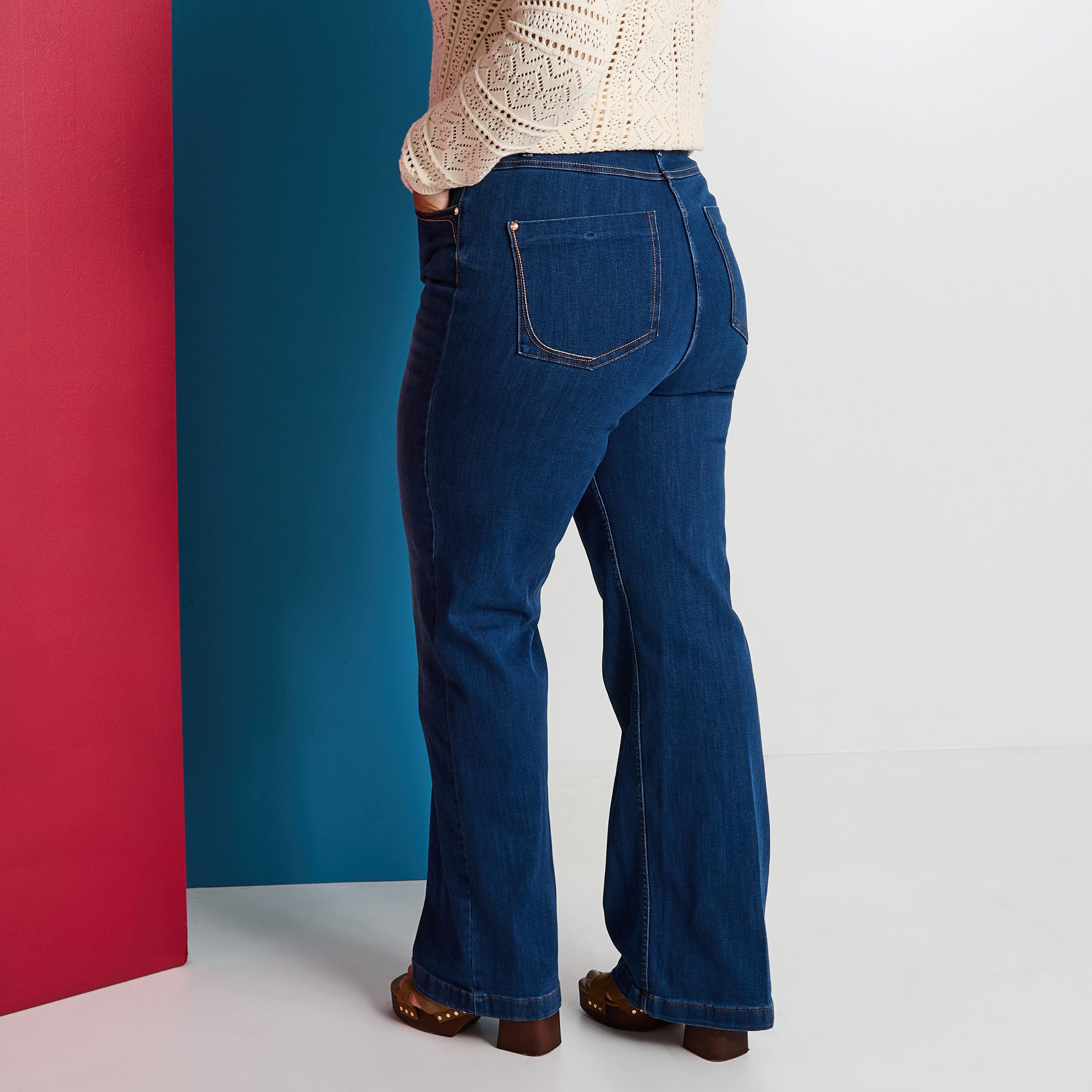 Jean flare WOODSTOCK F02 femme