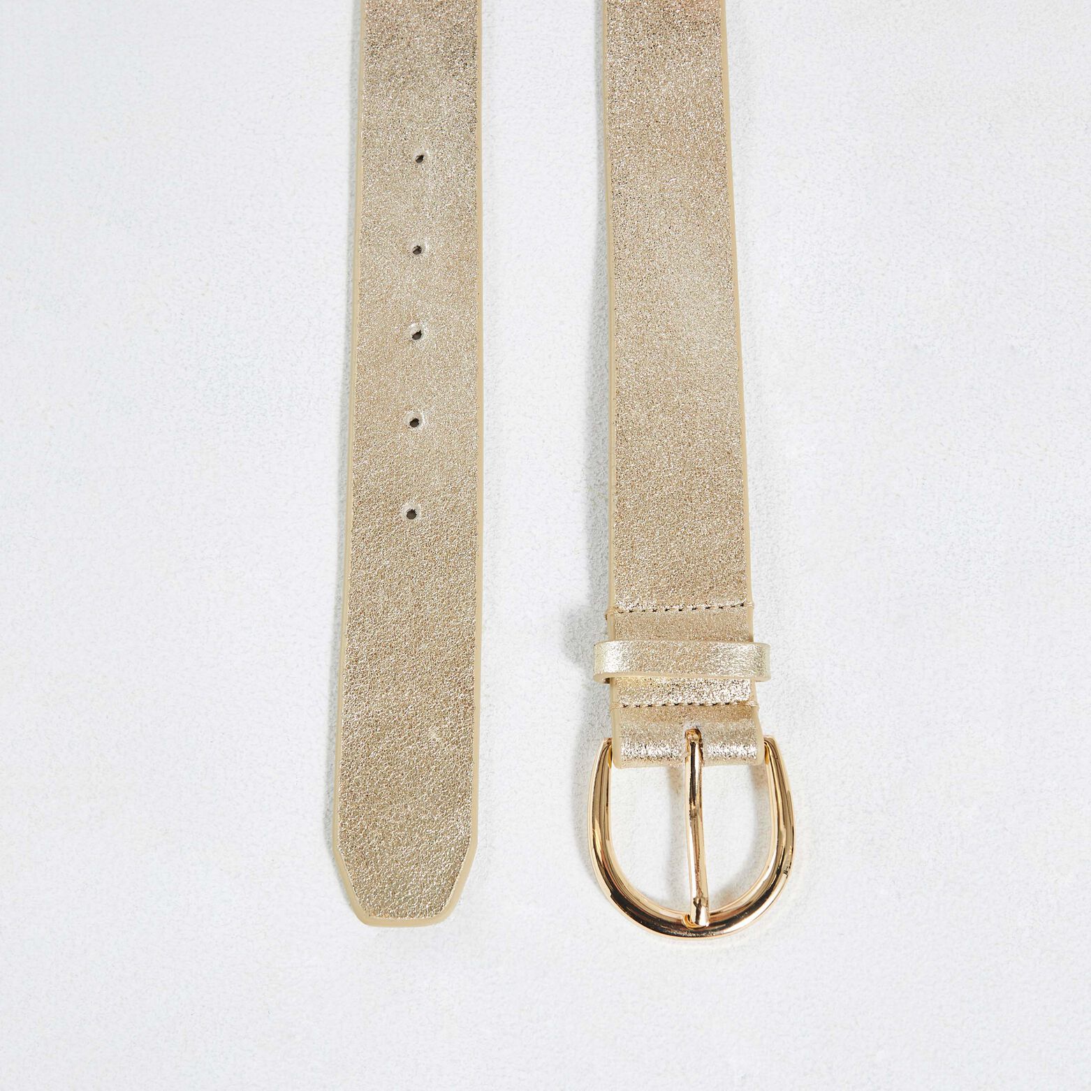 Ceinture croûte de cuir femme