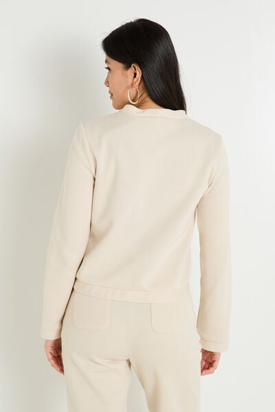 Veste zippée à capuche amovible femme